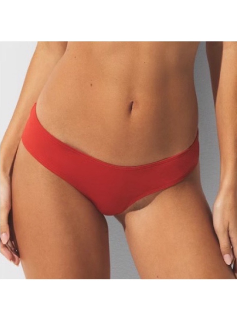 Skims Classic Swim Hipster Bottom Terra Red Medium